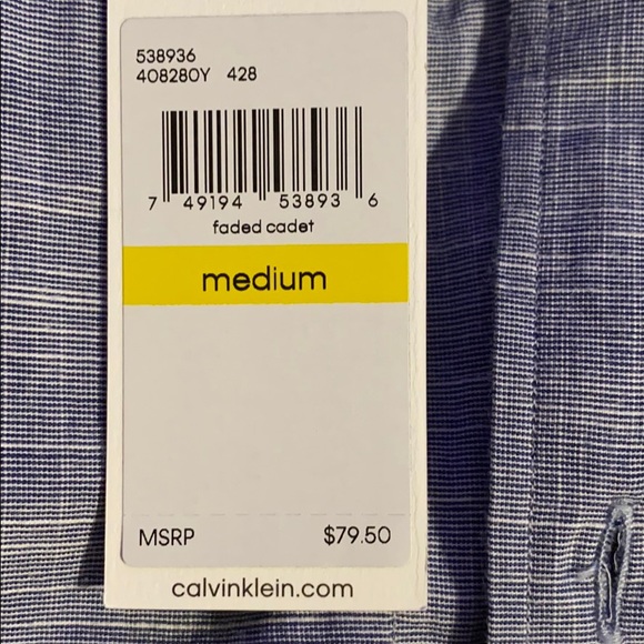 Calvin Klein Button Up - Picture 2 of 3